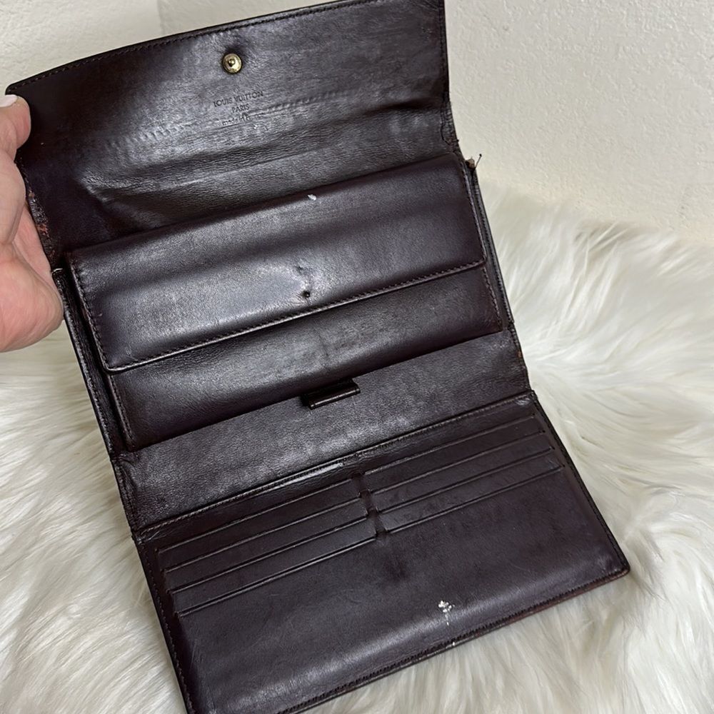 💯Authentic Louis Vuitton Vernis Trifold Long Wallet🍀 - Picture 14 of 16